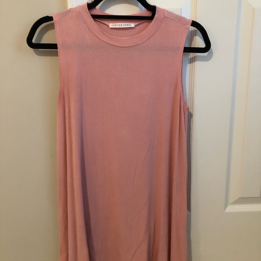 Pink Sleeveless Top